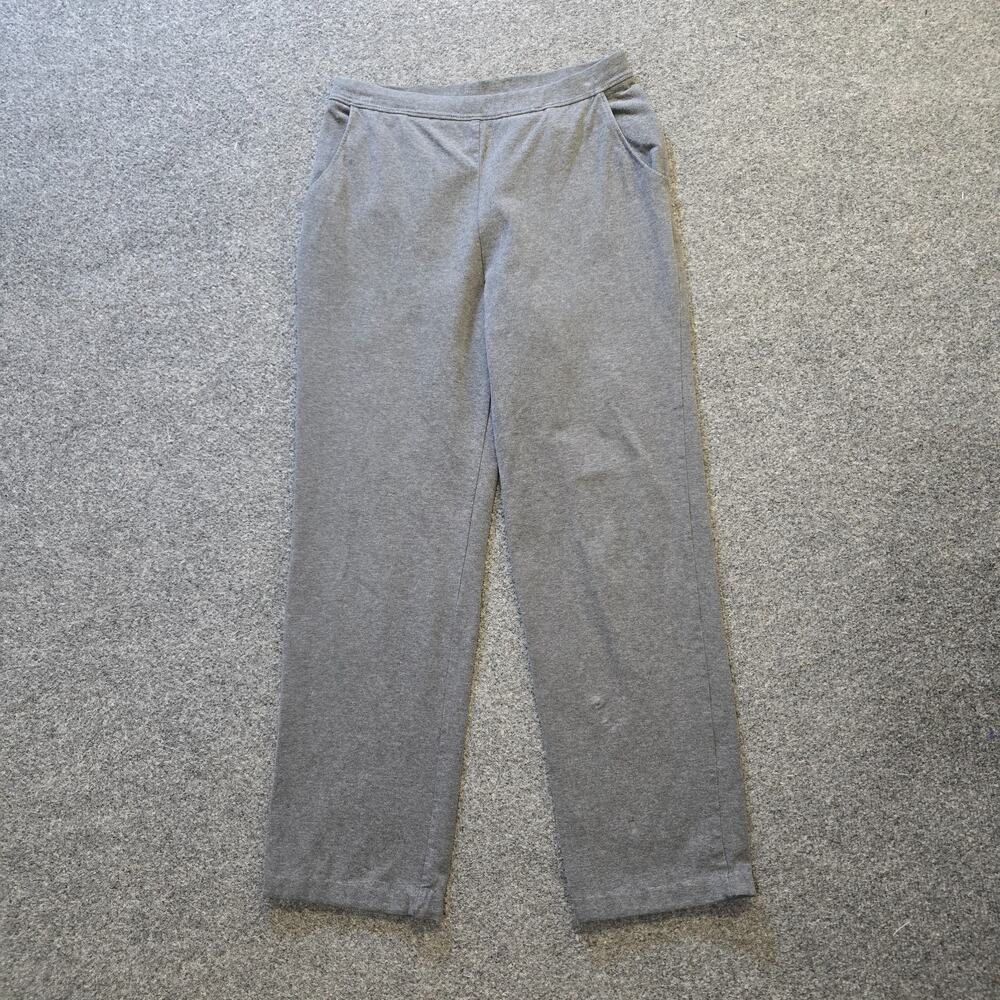 LL Bean Pants Womens Size Small Gray Perfect Knit Straight Capsule Casual Basic